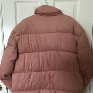 Urban Outfitters Mens Pink Uo Puffer 